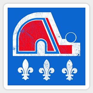 Quebec Nordiques  -- 90s Hockey Team Sticker
